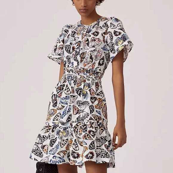 Anthropologie The Somerset Butterfly Mini Dress - Picture 4 of 8
